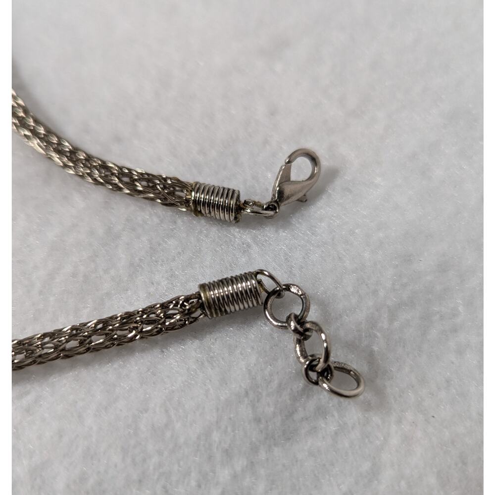 Handmade Dichroic bead Viking chain18" + 2.5" chain extender Handcrafted,Artisan - Picture 5 of 7